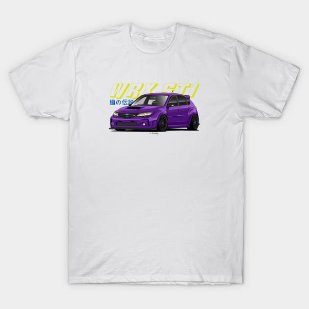 Subie Wrx Sti T-Shirt by LpDesigns_